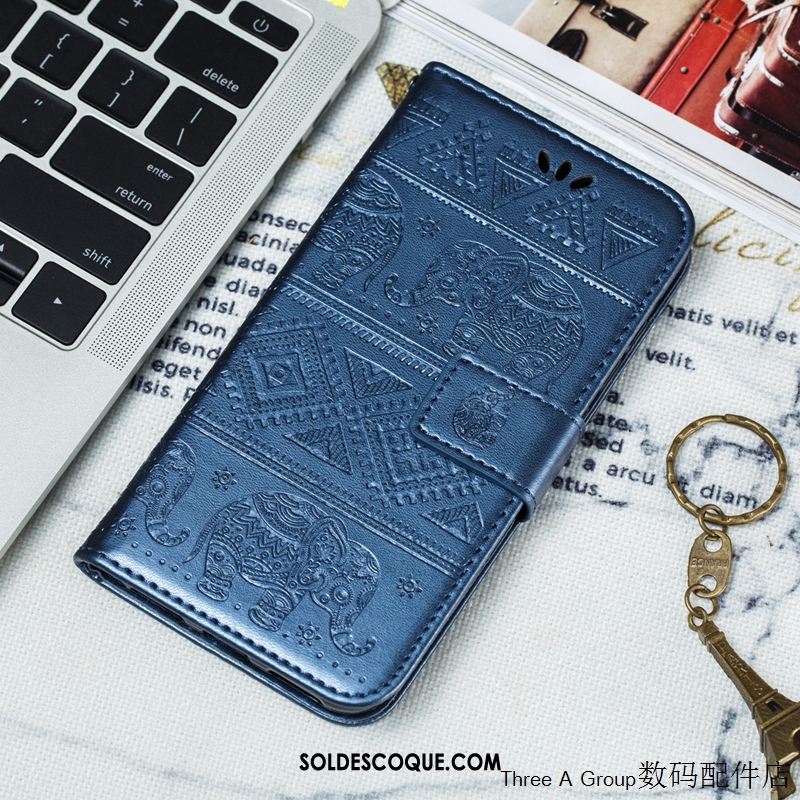 Coque Xiaomi Redmi Note 8 Pro Étui En Cuir Rouge Gaufrage Téléphone Portable Business Pas Cher