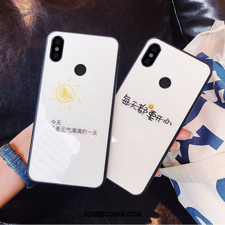 Coque Xiaomi Redmi S2 Blanc Silicone Simple Créatif Personnalité France