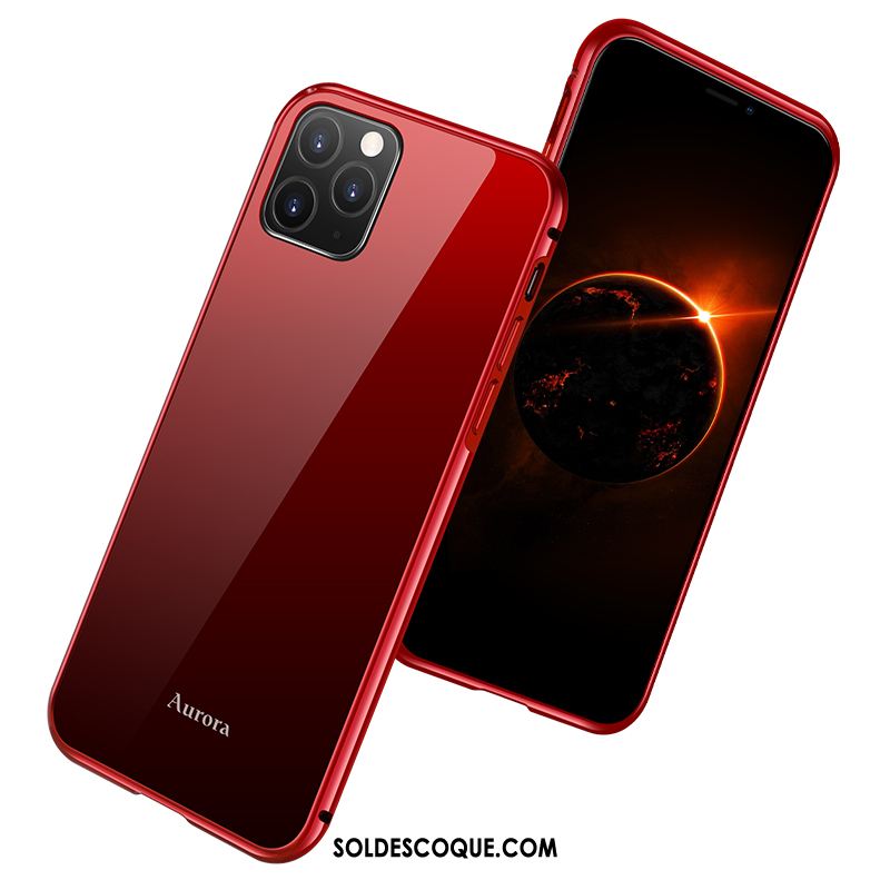 Coque iPhone 11 Pro Protection Très Mince Net Rouge Incassable Luxe En Ligne