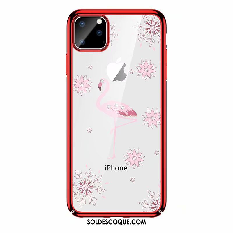 Coque iPhone 11 Pro Très Mince Incassable Oiseau Tout Compris Rouge Pas Cher
