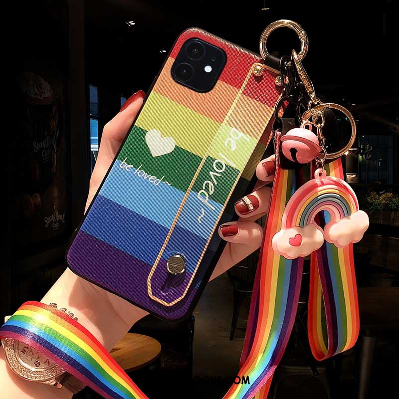 Coque iPhone 12 Mini Arc En Ciel Créatif Personnalité Nouveau Multicolore Soldes