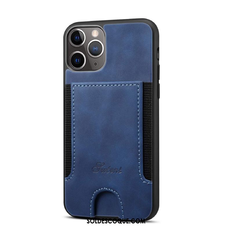 Coque iPhone 12 Pro Max Nouveau Élastique Couvercle Arrière Protection Bleu Pas Cher