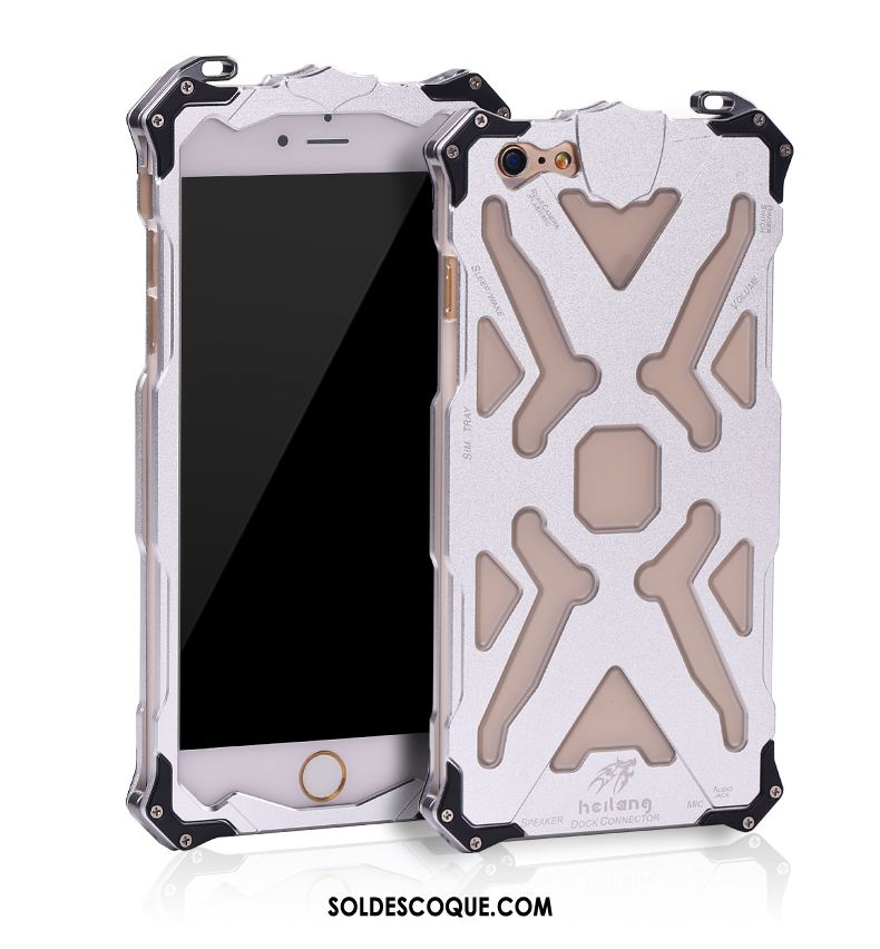 Coque iPhone 6 / 6s Métal Téléphone Portable Protection Étui Silicone Pas Cher