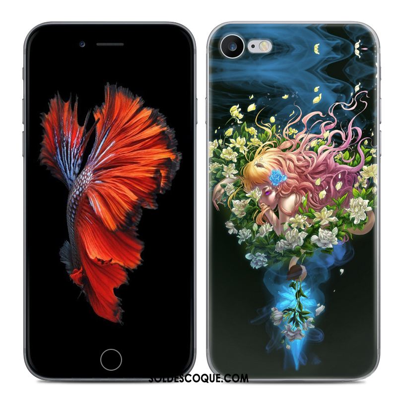 Coque iPhone 6 / 6s Plus Fluide Doux Noir Constellation Étui Protection En Vente