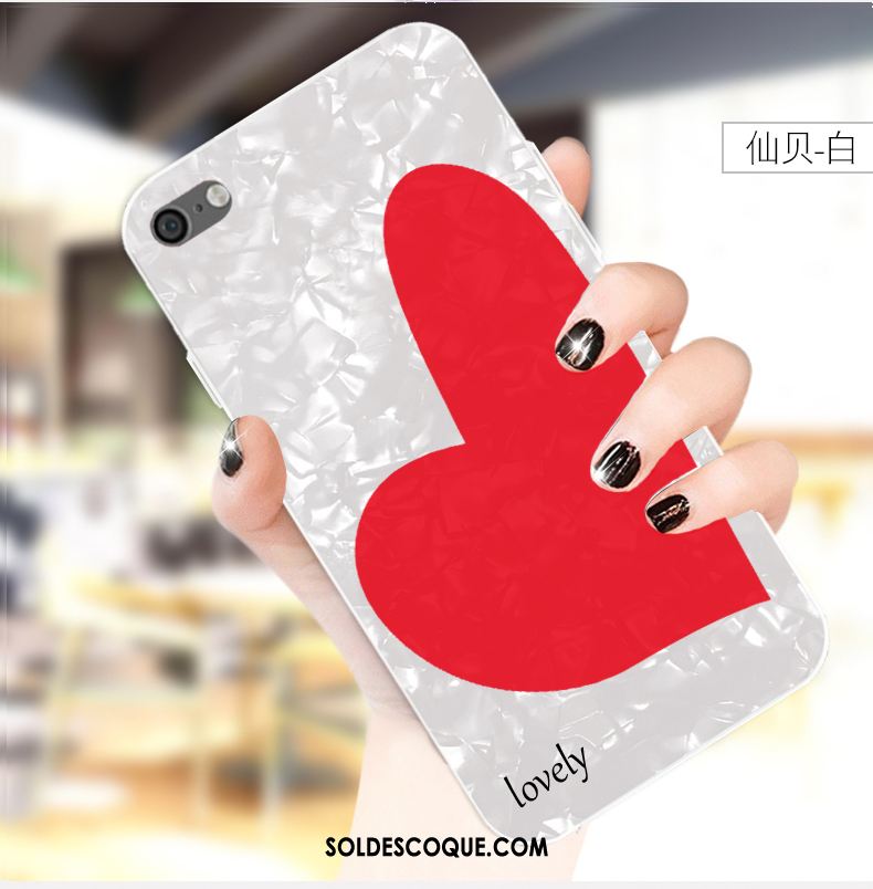Coque iPhone 6 / 6s Plus Mode Amour Fluide Doux Rouge Étui Pas Cher