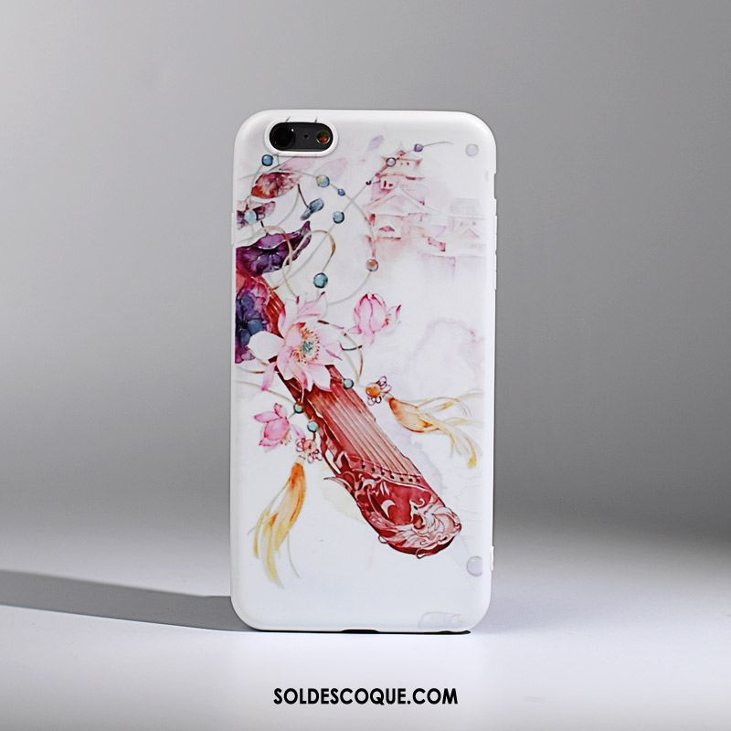Coque iPhone 6 / 6s Plus Téléphone Portable Style Chinois Rouge Amoureux Vintage France