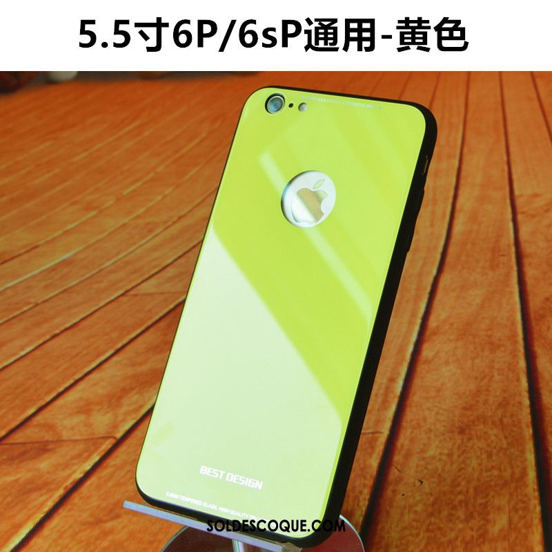 Coque iPhone 6 / 6s Plus Étui Téléphone Portable Vert Incassable Verre Trempé Pas Cher