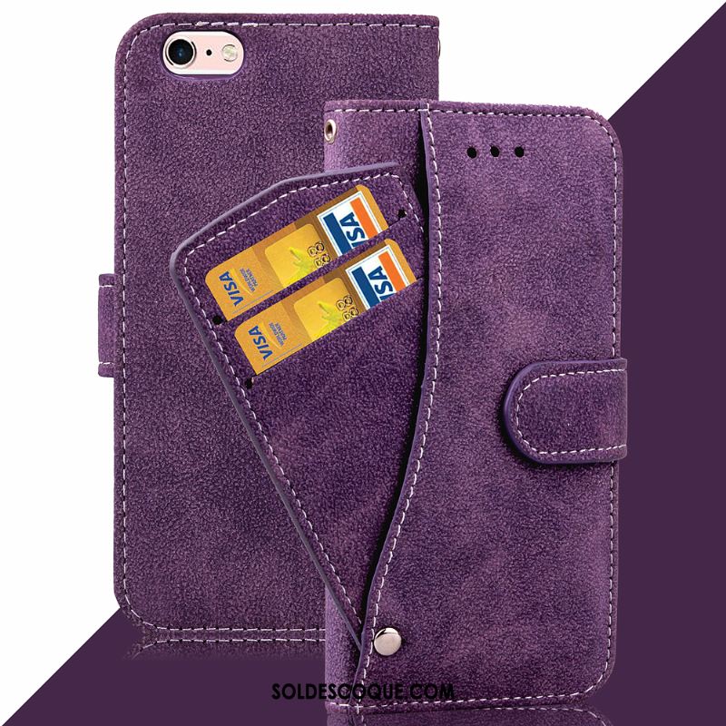 Coque iPhone 6 / 6s Violet Tout Compris Incassable Créatif Carte France