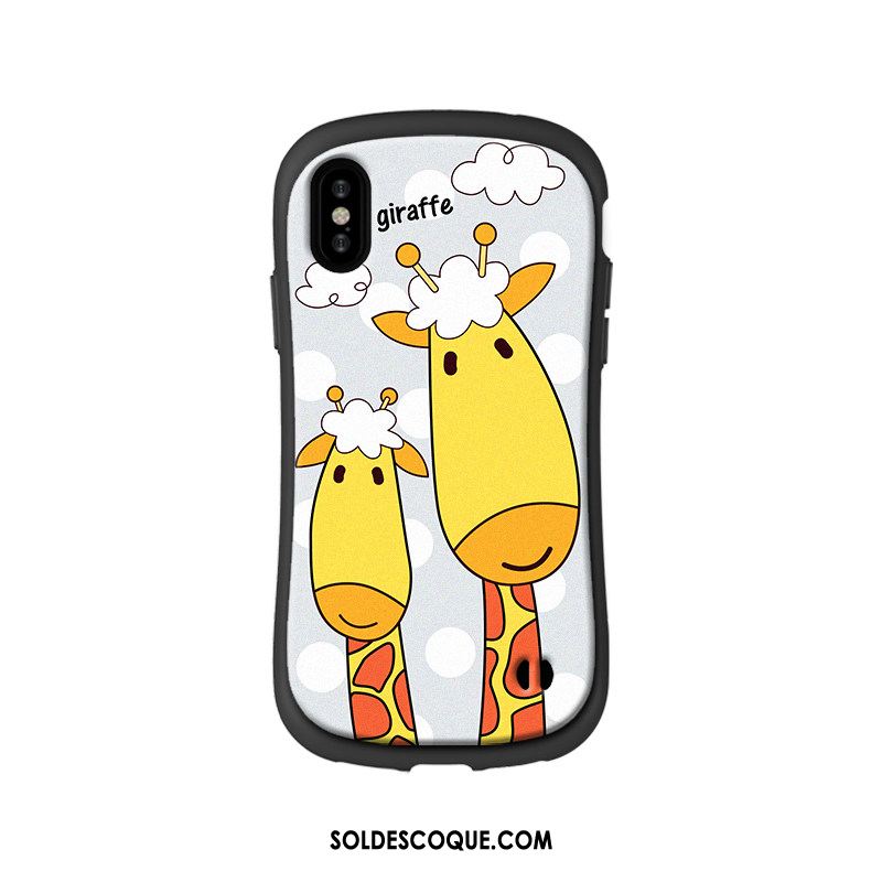 Coque iPhone X Créatif Téléphone Portable Ornements Suspendus Animal Charmant France