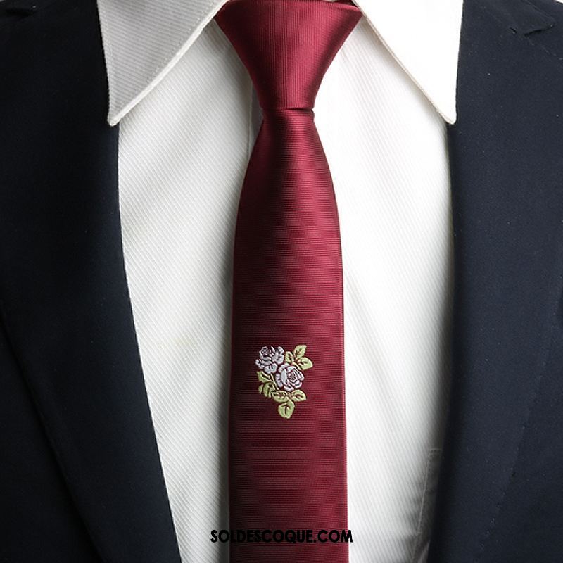 Cravate Homme Boite Cadeau Le Marié Marier Rose Étroit En Vente