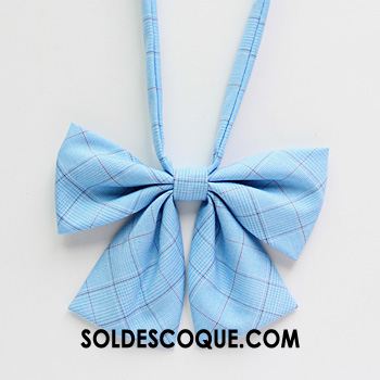 Nœud Papillon Femme Uniformes Bleu Angle Plat Vert Mignonne Pas Cher