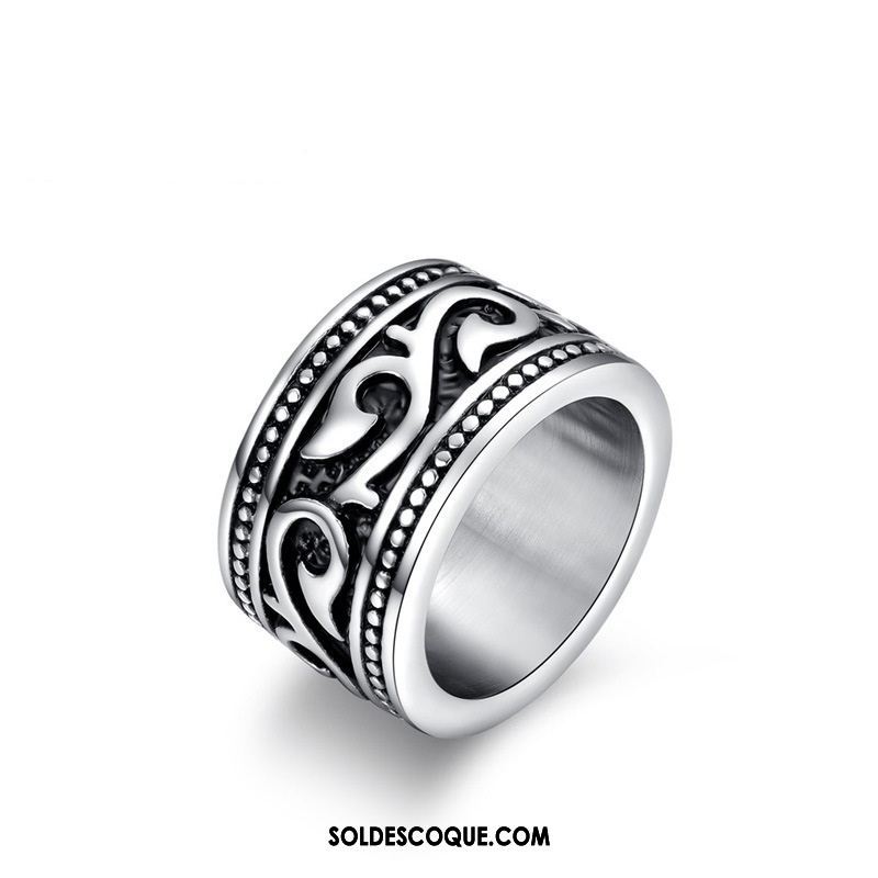 Bijoux En Argent Homme Accessoires Tendance Noir Personnalité En Ligne