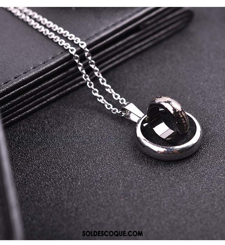 Bijoux En Argent Homme Bleu Personnalité Argenté Femme Chandail En Vente