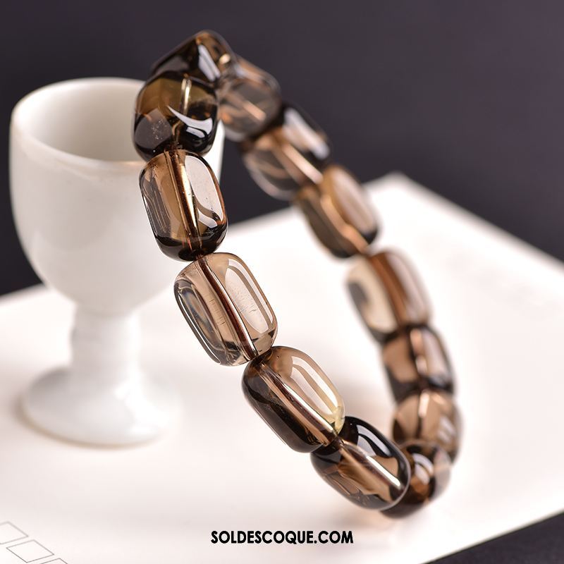 Bijoux En Argent Homme Bracelet Modèles Féminins Irrégulier Cristal Soldes