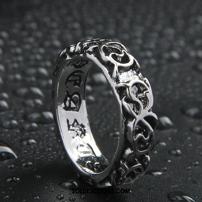 Bijoux En Argent Homme Dragon Tendance Créatif Étudiant Noir Pas Cher