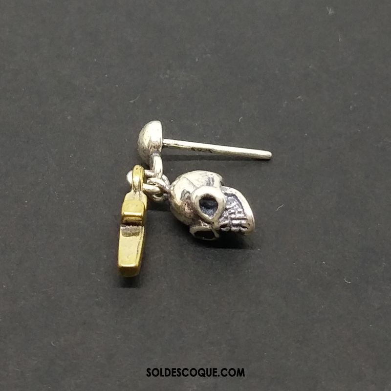 Bijoux En Argent Homme Europe Accessoires Femme Noir Squelette En Vente