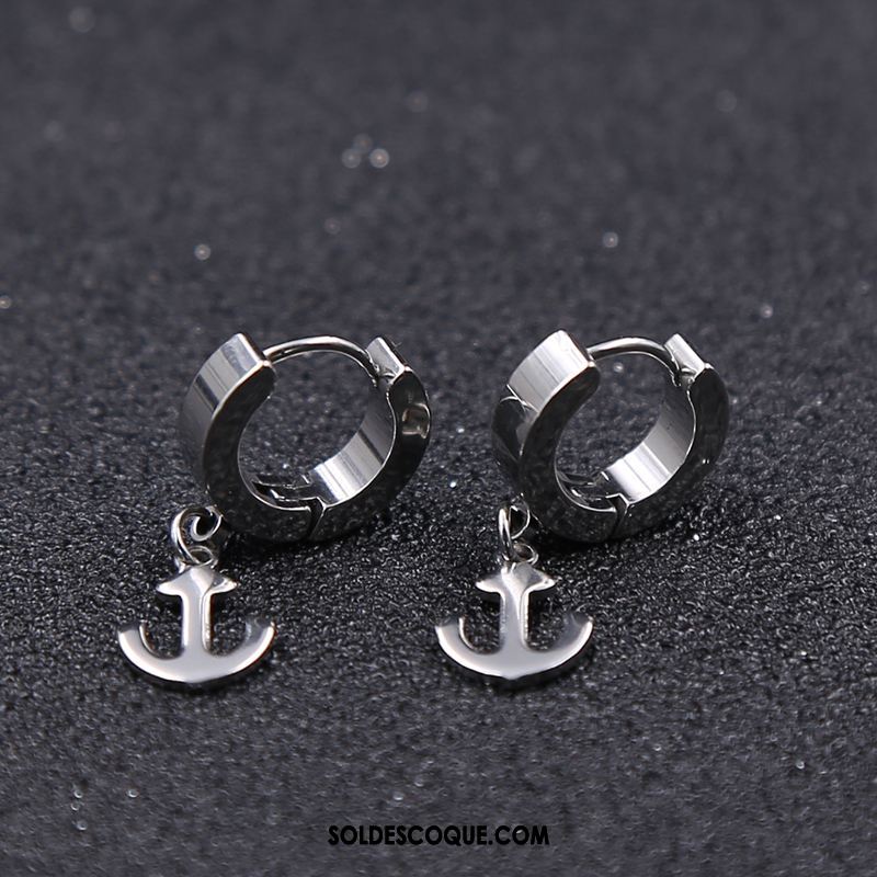 Bijoux En Argent Homme Femme Amoureux Tendance Noir Étudiant En Vente