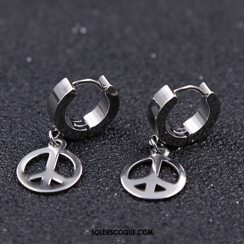 Bijoux En Argent Homme Femme Amoureux Tendance Noir Étudiant En Vente