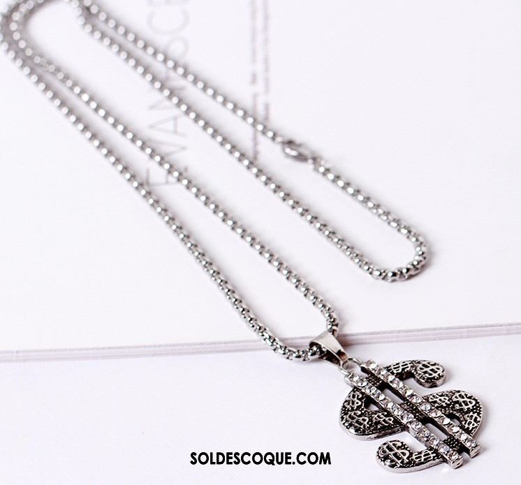 Bijoux En Argent Homme Pendentif Femme Longue Section Chemise Mode En Vente