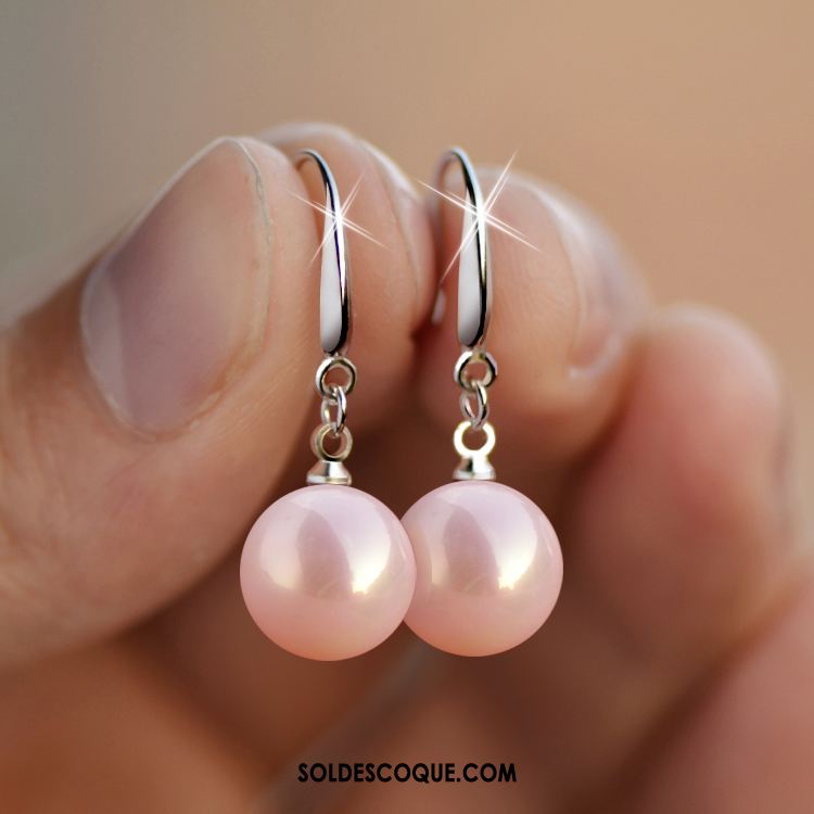 Boucles D'oreilles Femme Accessoires Authentique Pure Perle Simple Soldes