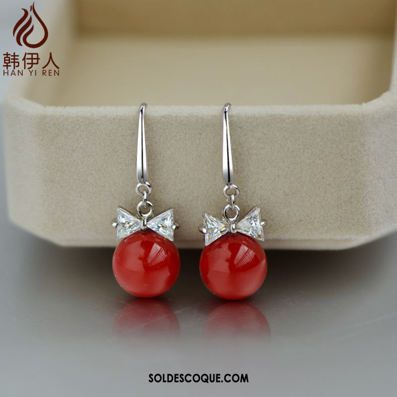 Boucles D'oreilles Femme Accessoires Authentique Pure Perle Simple Soldes