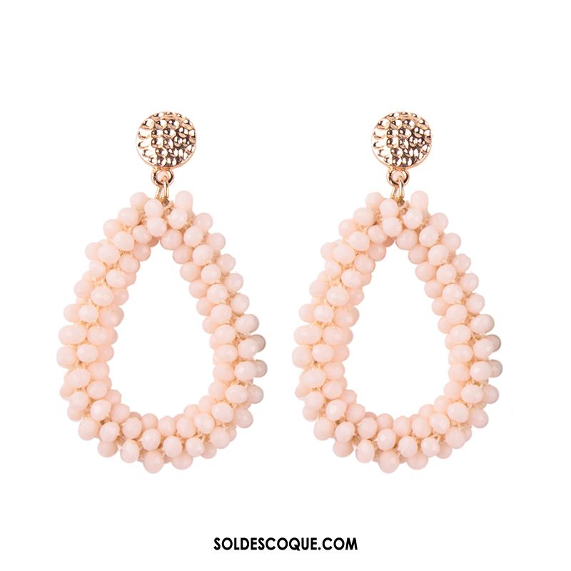 Boucles D'oreilles Femme Accessoires Dames All-match Été Manuel Pas Cher