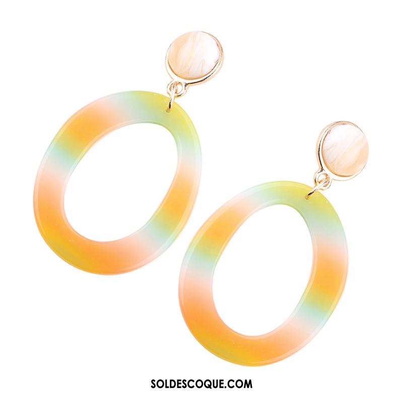 Boucles D'oreilles Femme All-match Rond Le Nouveau Étudiant Accessoires Soldes