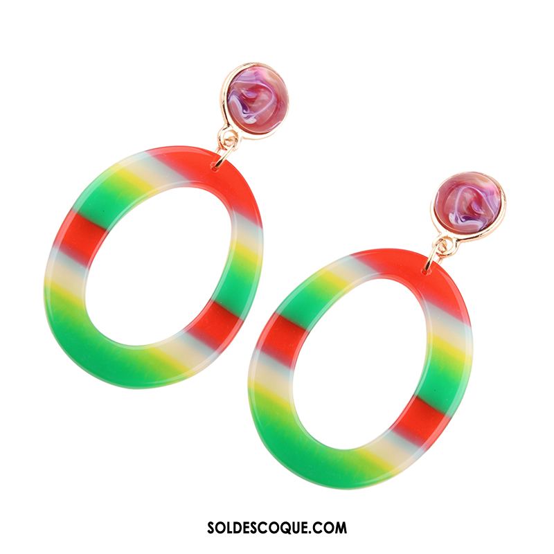 Boucles D'oreilles Femme All-match Rond Le Nouveau Étudiant Accessoires Soldes