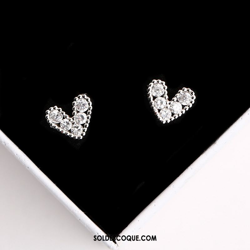 Boucles D'oreilles Femme Argenté Tendance Personnalité Ultra Amour En Vente