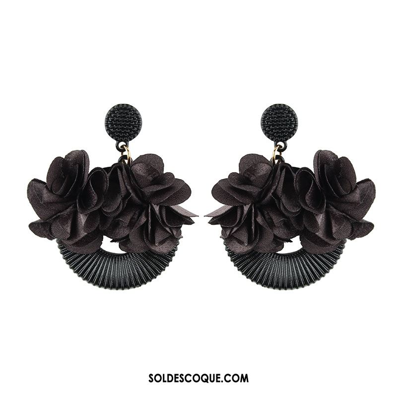 Boucles D'oreilles Femme Bien Poudre Tissu Tempérament Été Pas Cher