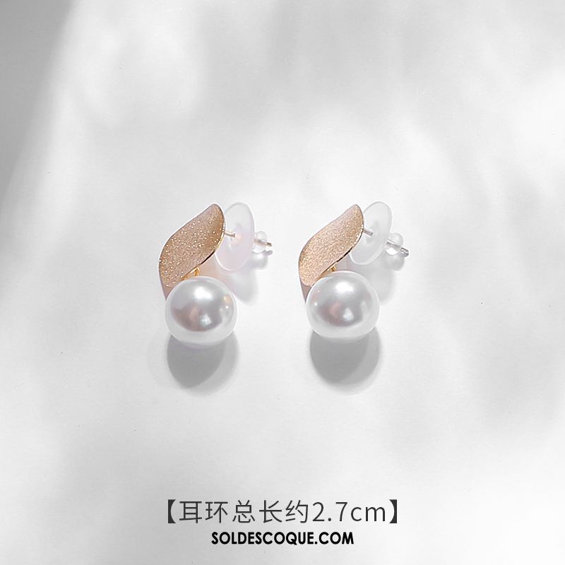 Boucles D'oreilles Femme Blanc Personnalité Tendance Tempérament Longue Section Pas Cher