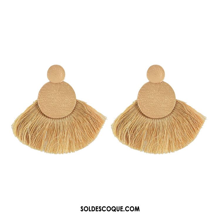 Boucles D'oreilles Femme Charmant Rétro Bord De Mer Personnalité Tassel France