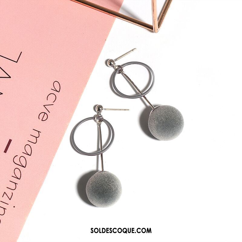 Boucles D'oreilles Femme Mode Europe Nouveau Tempérament Rouge Soldes