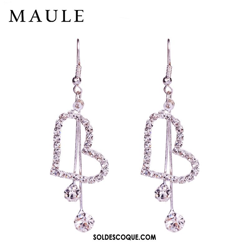 Boucles D'oreilles Femme Mode Rose Rouge Tempérament Longue Section En Vente