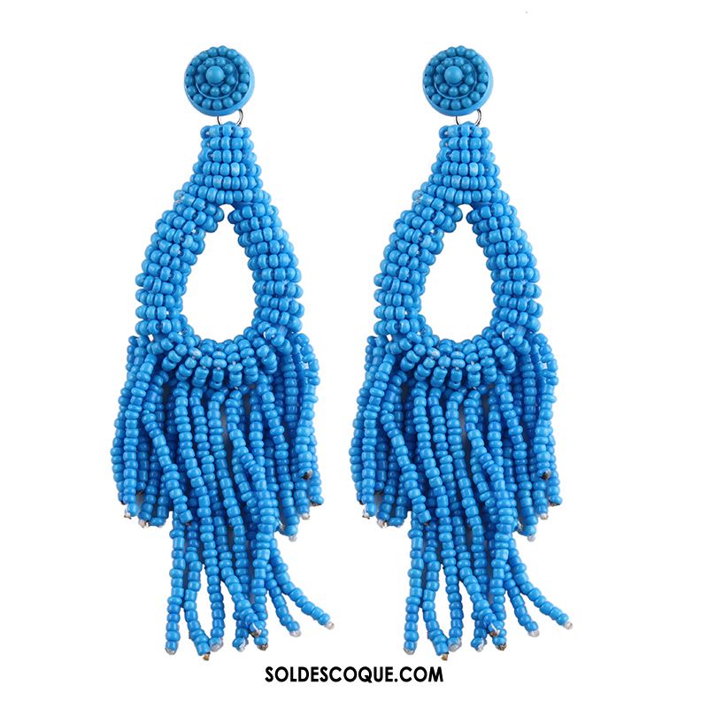 Boucles D'oreilles Femme Multicouche Le Nouveau Manuel Tassel Rétro En Vente