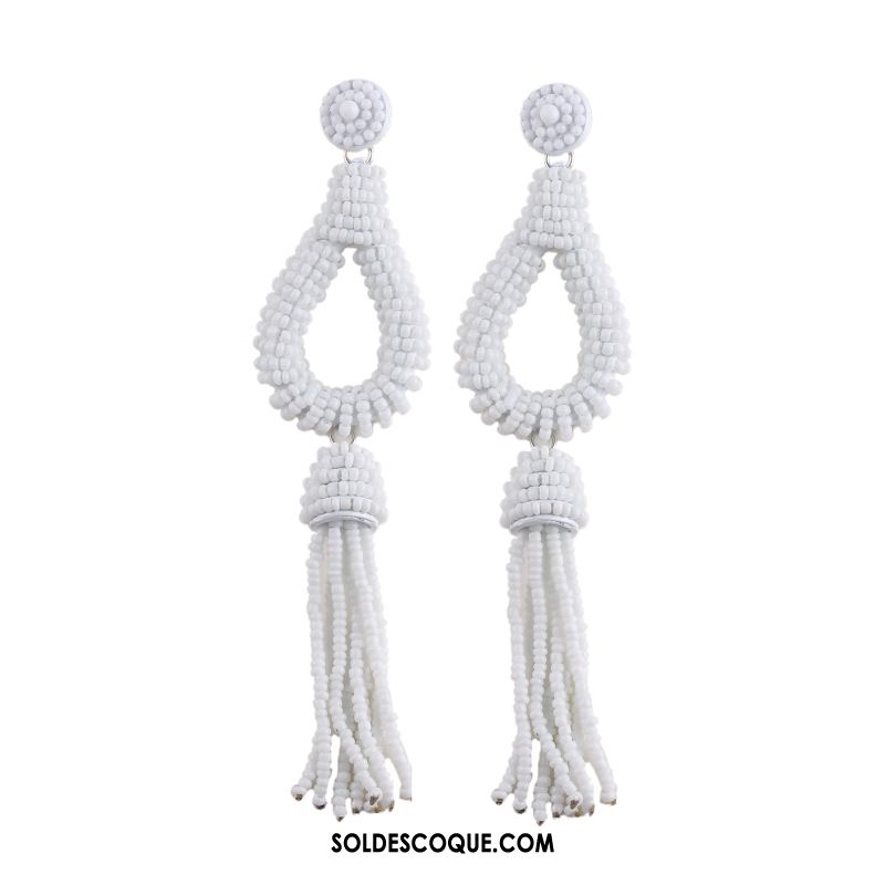 Boucles D'oreilles Femme Multicouche Le Nouveau Manuel Tassel Rétro En Vente