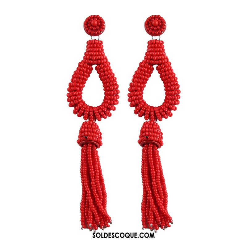 Boucles D'oreilles Femme Multicouche Le Nouveau Manuel Tassel Rétro En Vente