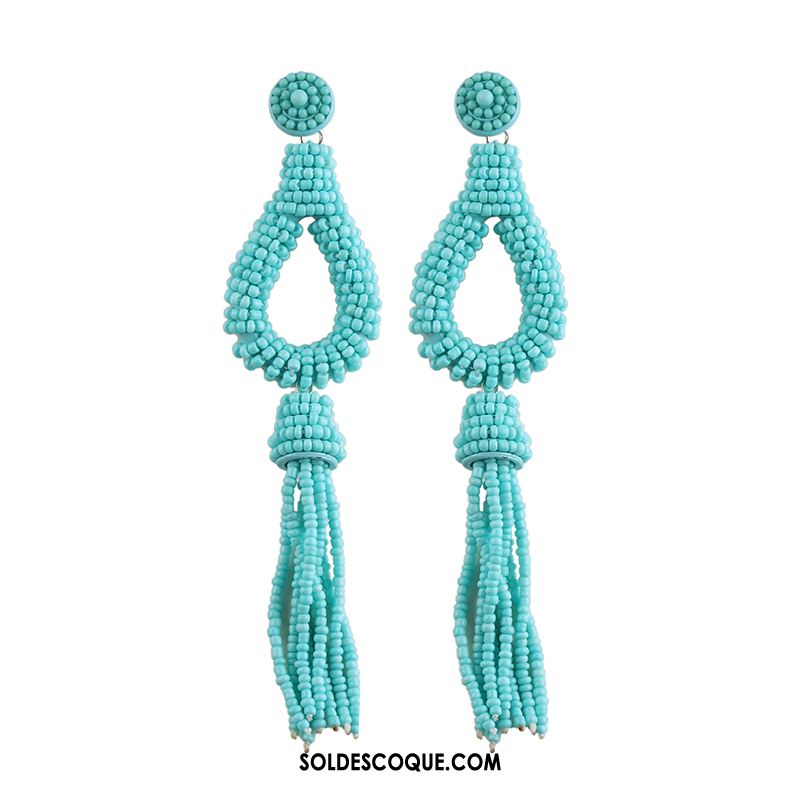 Boucles D'oreilles Femme Multicouche Le Nouveau Manuel Tassel Rétro En Vente