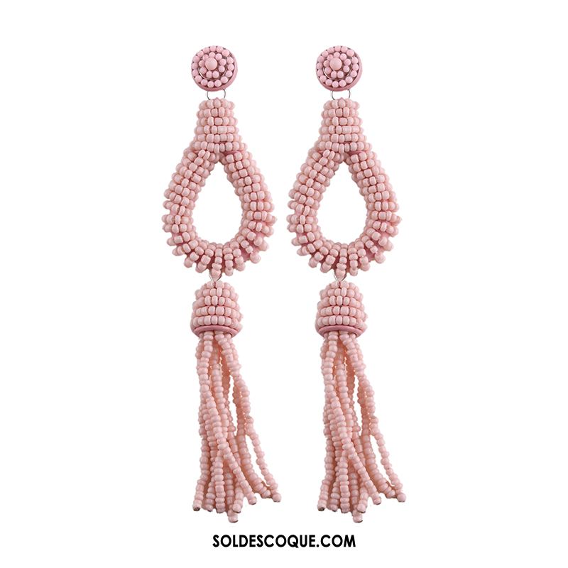 Boucles D'oreilles Femme Multicouche Le Nouveau Manuel Tassel Rétro En Vente