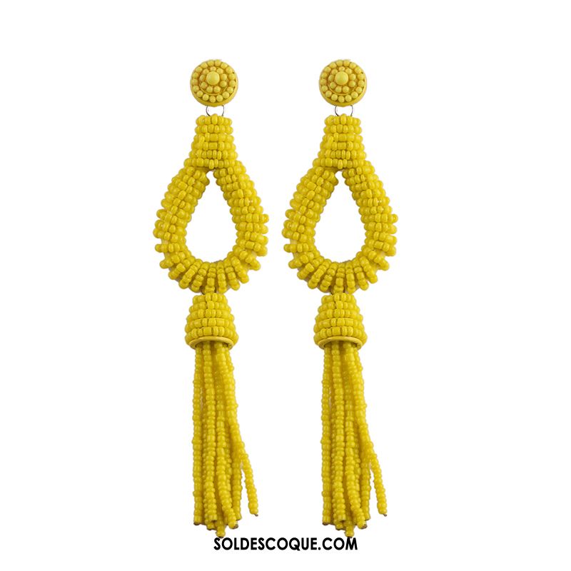 Boucles D'oreilles Femme Multicouche Le Nouveau Manuel Tassel Rétro En Vente