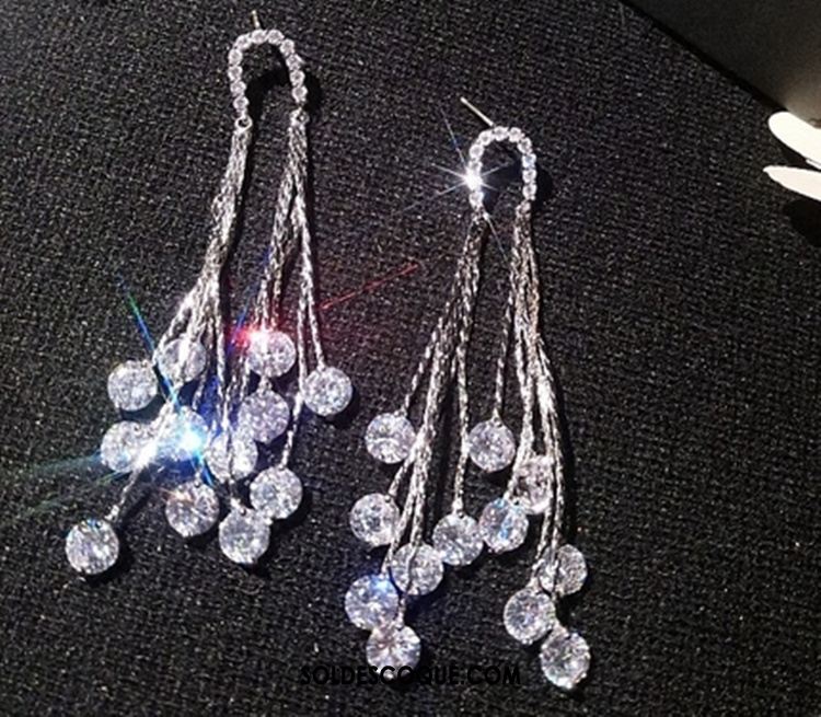 Boucles D'oreilles Femme Perle Cristal Tassel Modèles Féminins Longue Section France