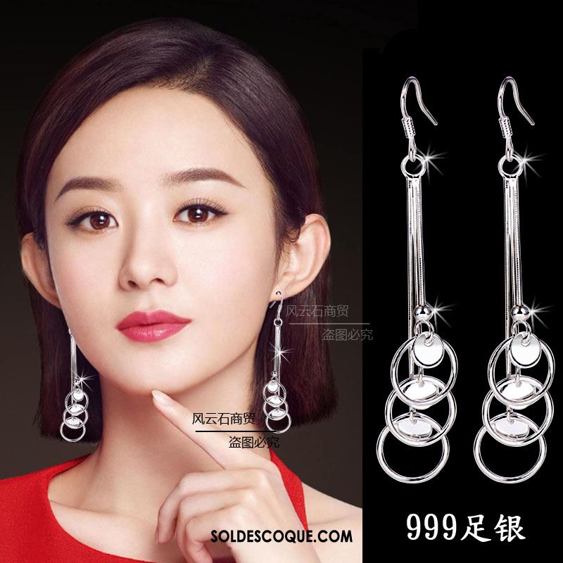 Boucles D'oreilles Femme Personnalité Tempérament Longue Section Tassel Accessoires Soldes