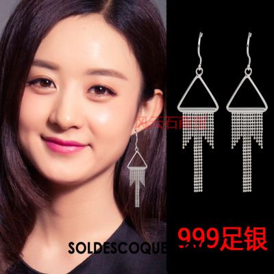 Boucles D'oreilles Femme Personnalité Tempérament Longue Section Tassel Accessoires Soldes