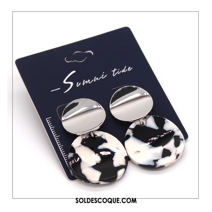 Boucles D'oreilles Femme Simple Europe Tempérament Multicolore Marque Soldes