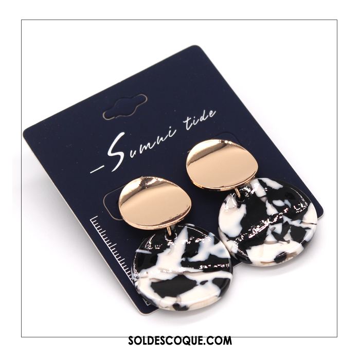 Boucles D'oreilles Femme Simple Europe Tempérament Multicolore Marque Soldes