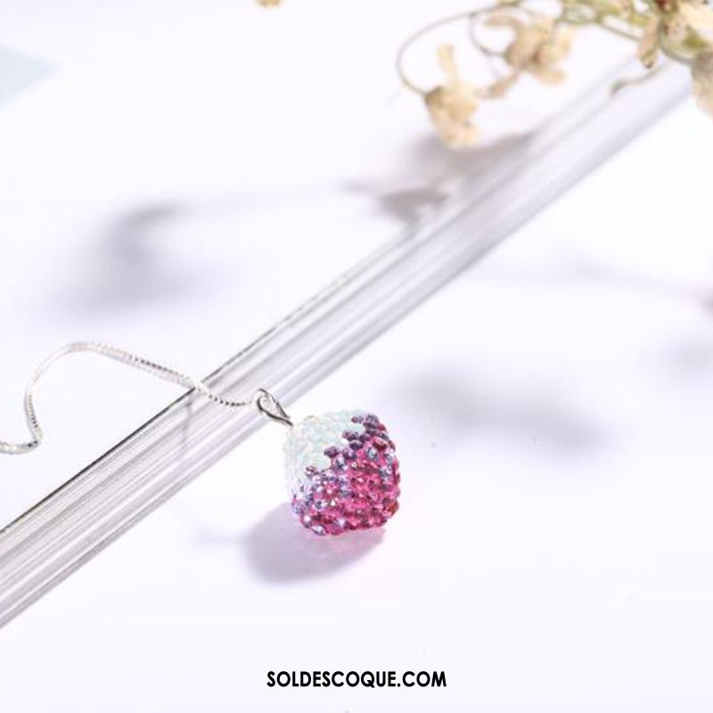 Boucles D'oreilles Femme Simple Tempérament Diamant Cristal Soldes