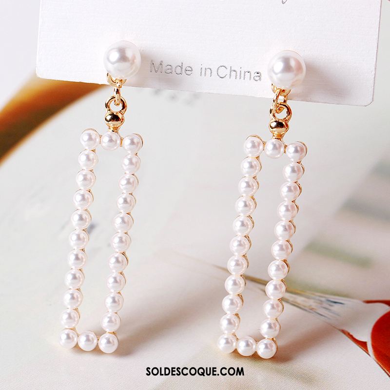 Boucles D'oreilles Femme Tempérament Accessoires Rouge Réseau Mode En Vente