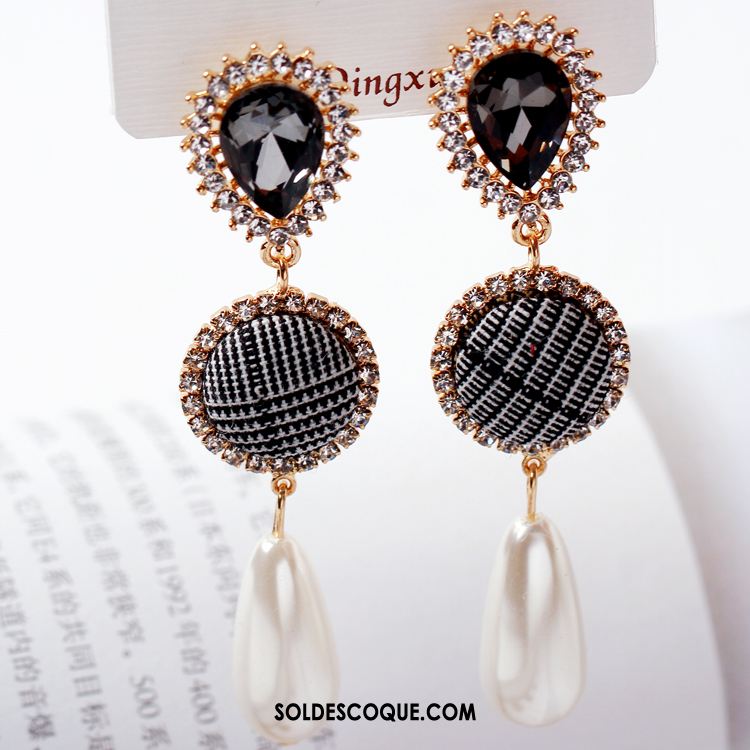 Boucles D'oreilles Femme Tempérament Accessoires Rouge Réseau Mode En Vente