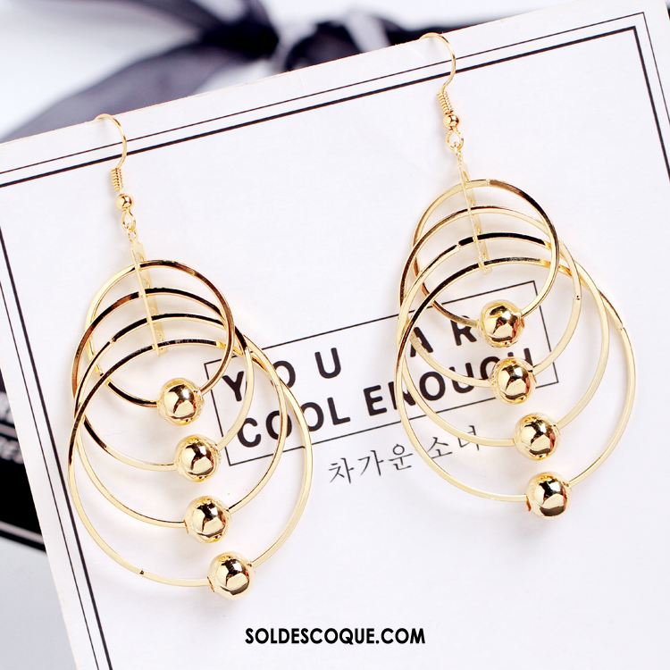 Boucles D'oreilles Femme Tempérament Accessoires Rouge Réseau Mode En Vente