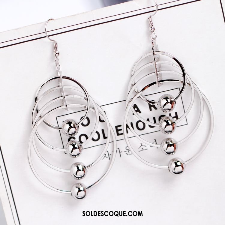 Boucles D'oreilles Femme Tempérament Accessoires Rouge Réseau Mode En Vente